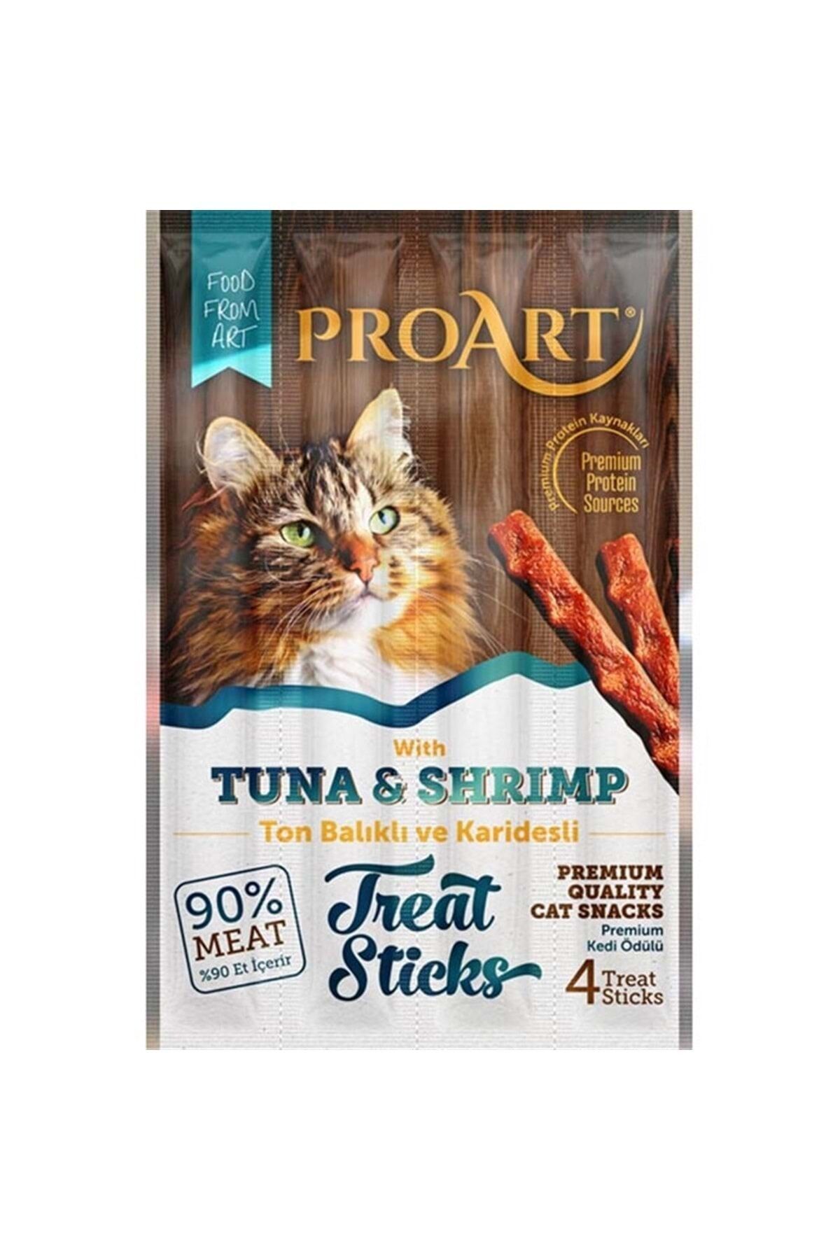 Ödül Çubuğu Yetişkin Kedi Ton Balıklı Ve Karidesli 4x5 gr