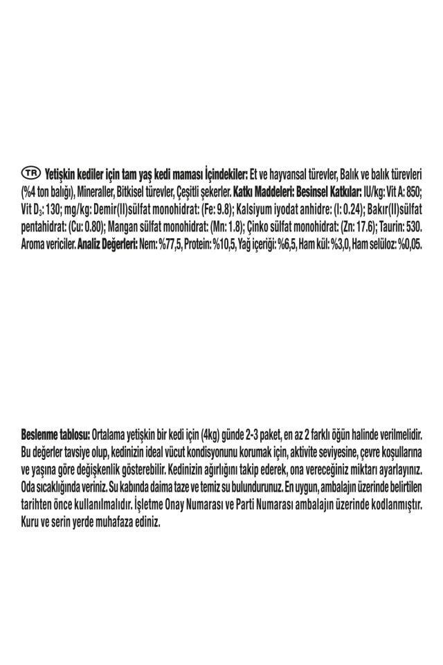 Gold Kıyılmış Ton Balıklı Kedi Konservesi 24x85gr