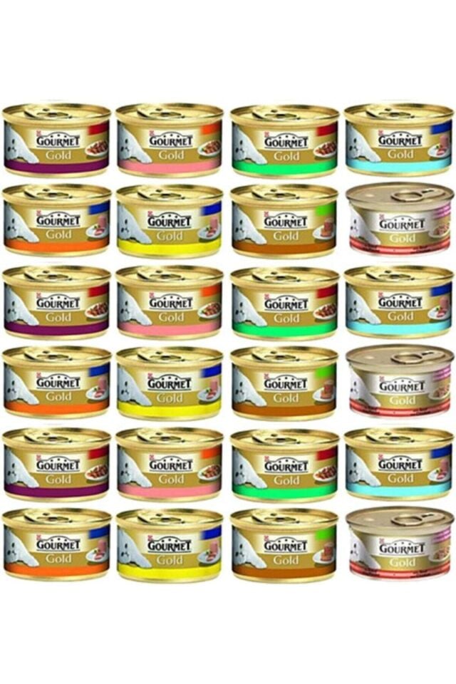 Gold Karışık Kedi Konserve Maması 85g X 24adet Ekonomik Paket