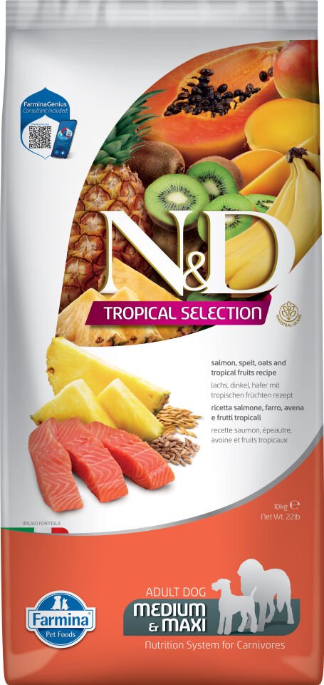 N&D Tropikal Medium&Maxi Adult Lamb 10 kg