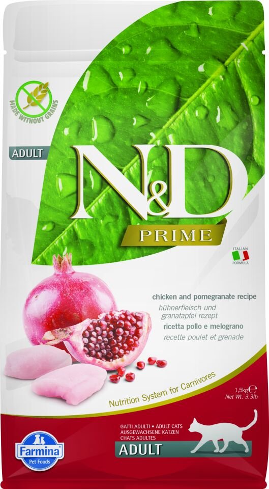 N&D Prime Adult Cat Tavuk&Nar 1,5 kg