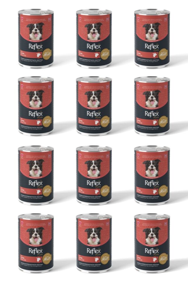 Reflex Kuzulu Et Parçacıklı Köpek Konservesi 400 gr 12 Adet