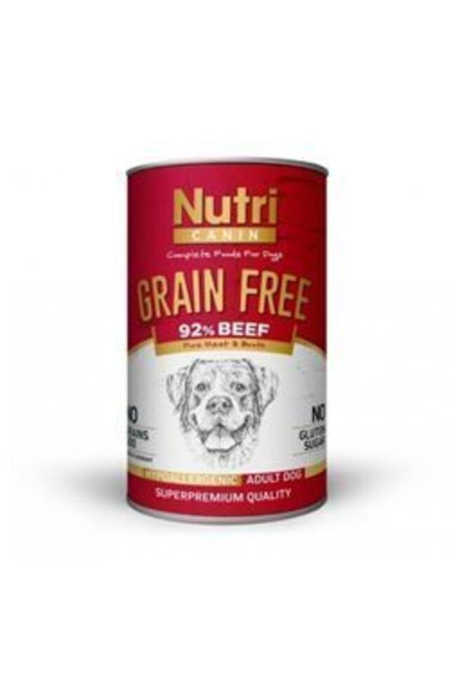 Nutri Canin Tahılsız Biftekli Köpek Konservesi 400 gr