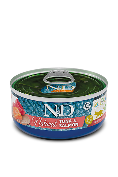 N&D Natural Tuna&Somon 70 gr kedi konservesi