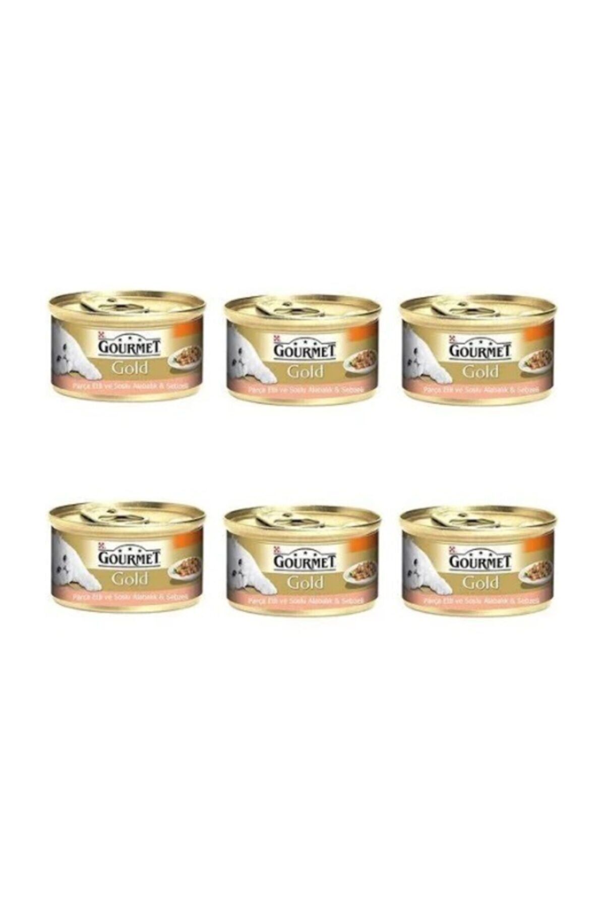 Gourmet Gold Alabalık Ve Sebzeli Kedi Konserve 6al5öde