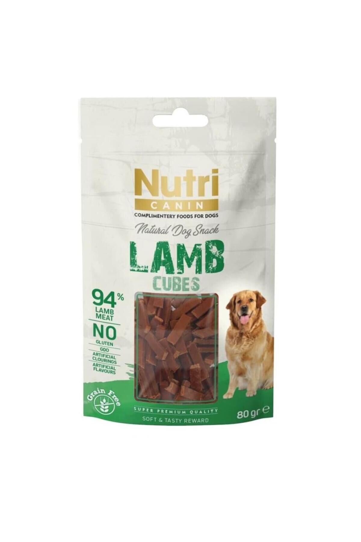 Tahılsız Kuzulu Küp Köpek Ödül Maması 80 Gr