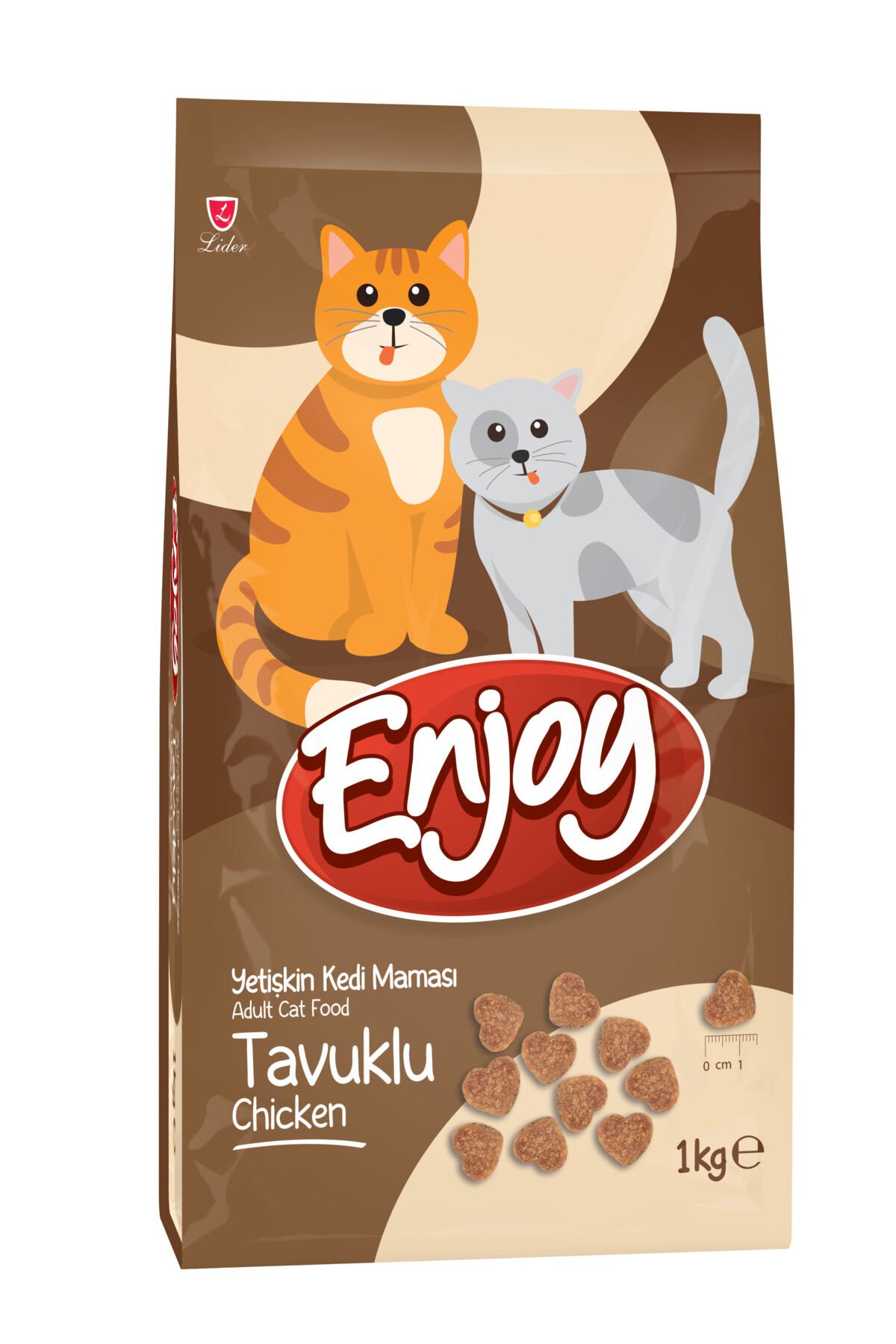 Yetişkin Kediler için Tavuklu Tam ve Dengeli Kedi Maması 1 kg x 3