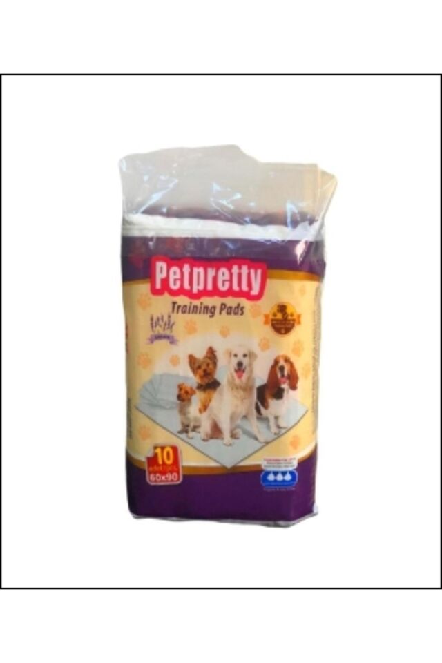 Pet Prety Köpek İçin Tuvalet Alıştırma Pedi Lavantalı 10 Lu 60x90 Cm