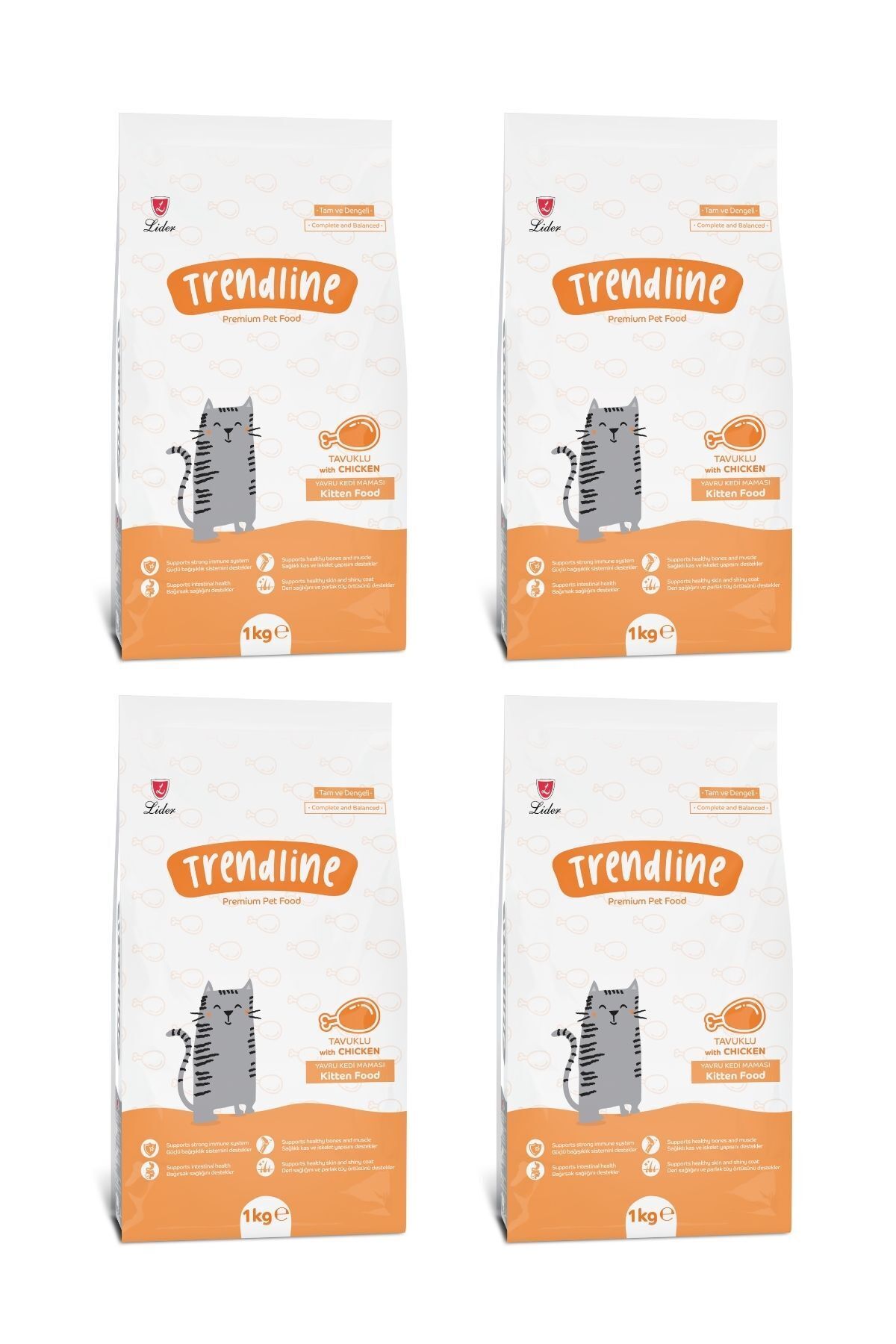 Kitten Yavru Kedi Maması 1 kg X 4 Adet