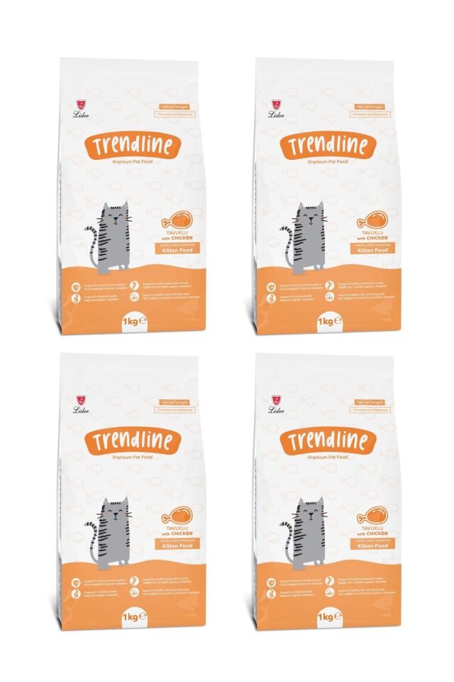 Kitten Yavru Kedi Maması 1 kg X 4 Adet