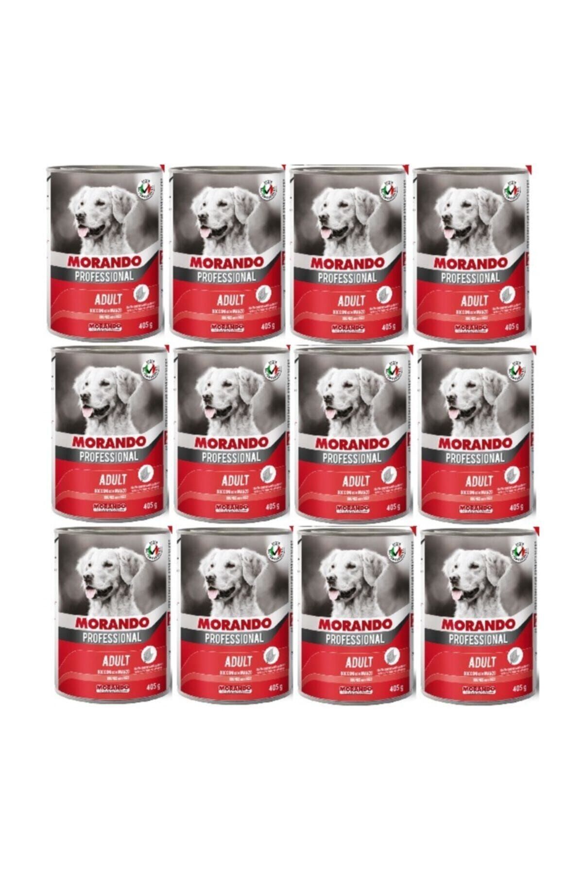 Morando Köpek  Konserve Biftekli  405 gr. *12 Adet