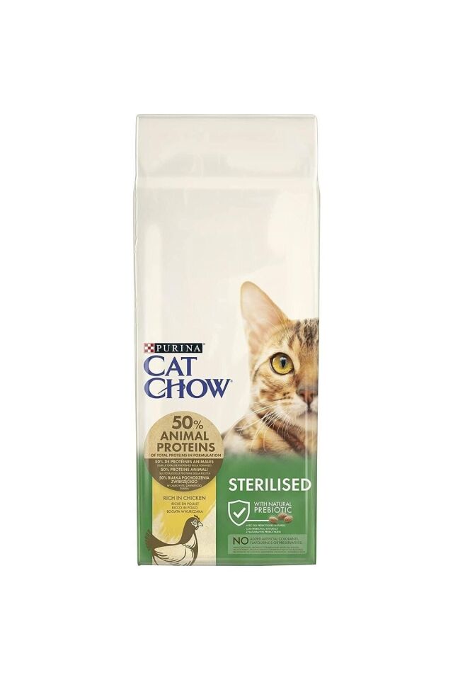 Purina Cat Chow Tavuk Etli Kısırlaştırılmış Kedi Maması 15 Kg