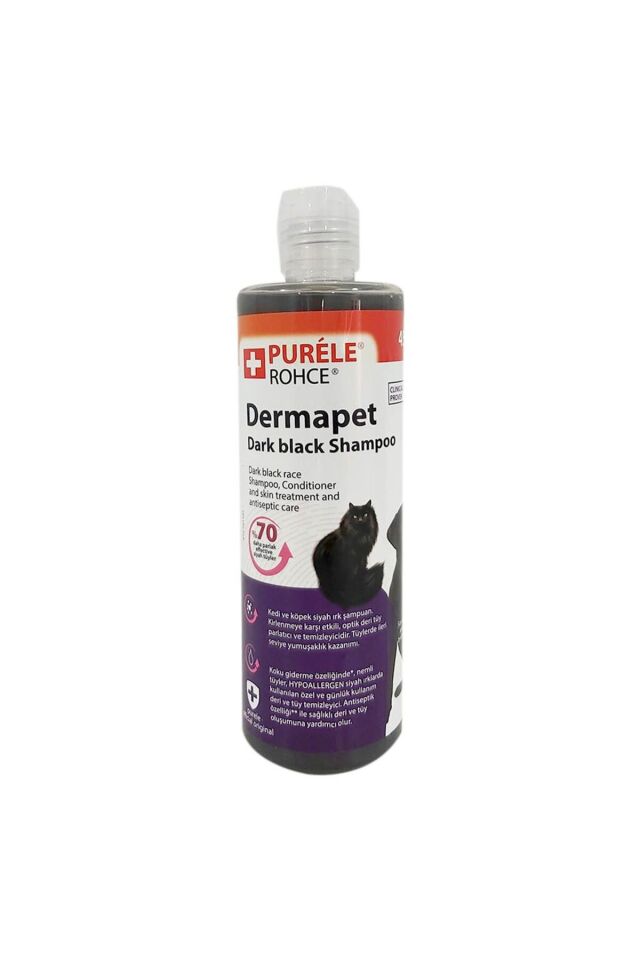 Dermapet Siyah Kedi ve Köpek Şampuanı 450 ml