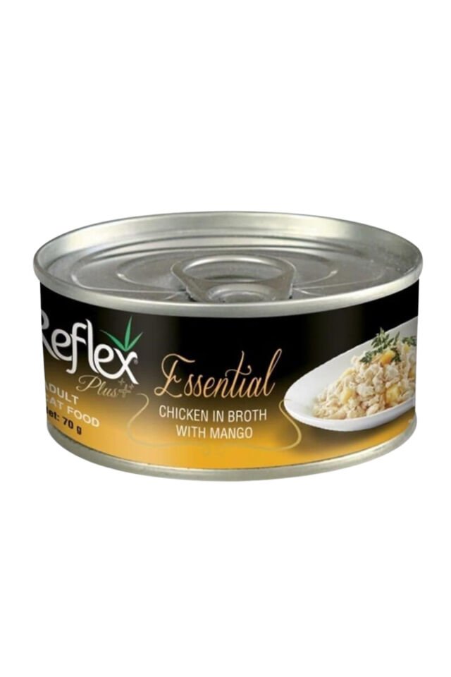 Plus Essential Tavuklu ve Mangolu Yetişkin Kedi Konservesi 70gr