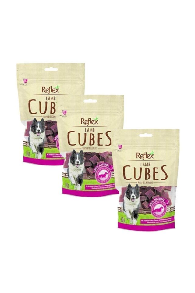 Kuzulu Küp Dilimli Köpek Ödül Maması 80 Gr 3'lü Set