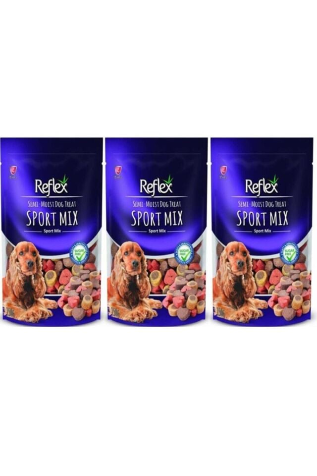 Yarı Yumuşak Sport Mix Köpek Ödül Maması 150 gr 3 Adet