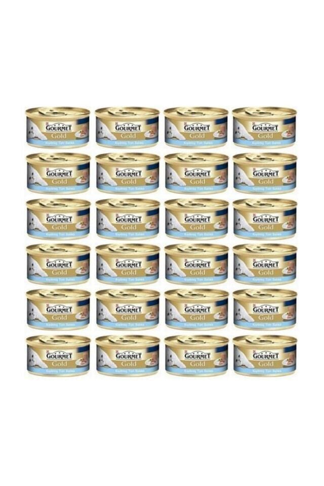 Kıyılmış Ton Balıklı Konserve Yetişkin Kedi Maması 24 X 85 G