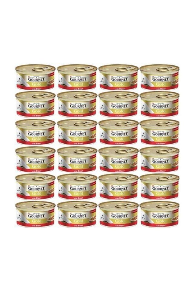 Parça Etli Sığır Etli Kedi Konservesi 85 Gr x 24 Adet