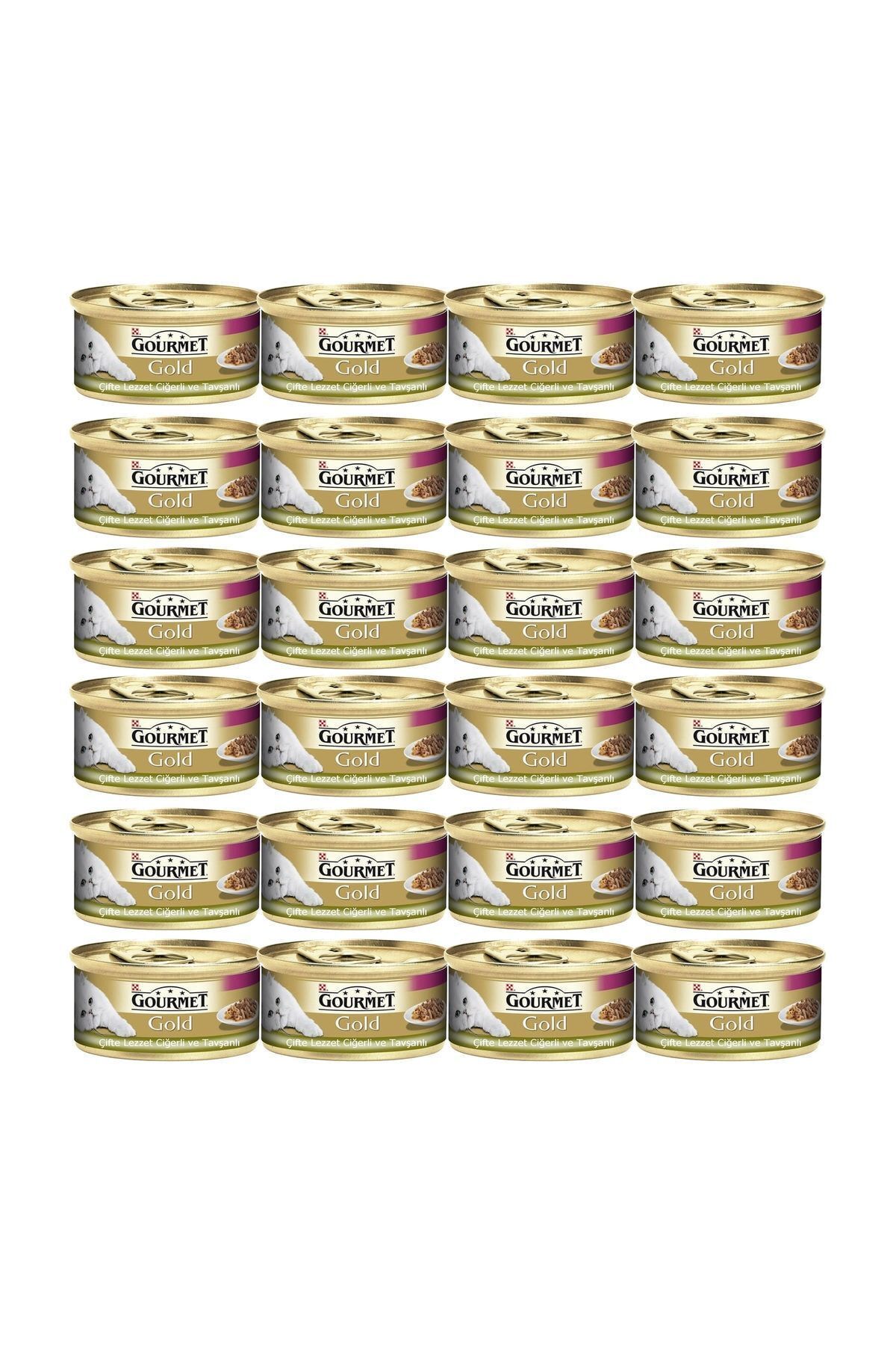 Çifte Lezzet Ciğer ve Tavşanlı Kedi Maması 85 Gr 24'LÜ SET