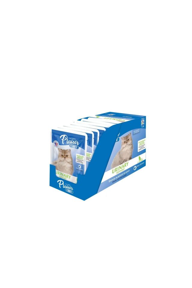 Pouch Care Urinary Kediler Için Üriner Sistem Destekleyici Yaş Mama Balıklı 85 gr X 12 Adet