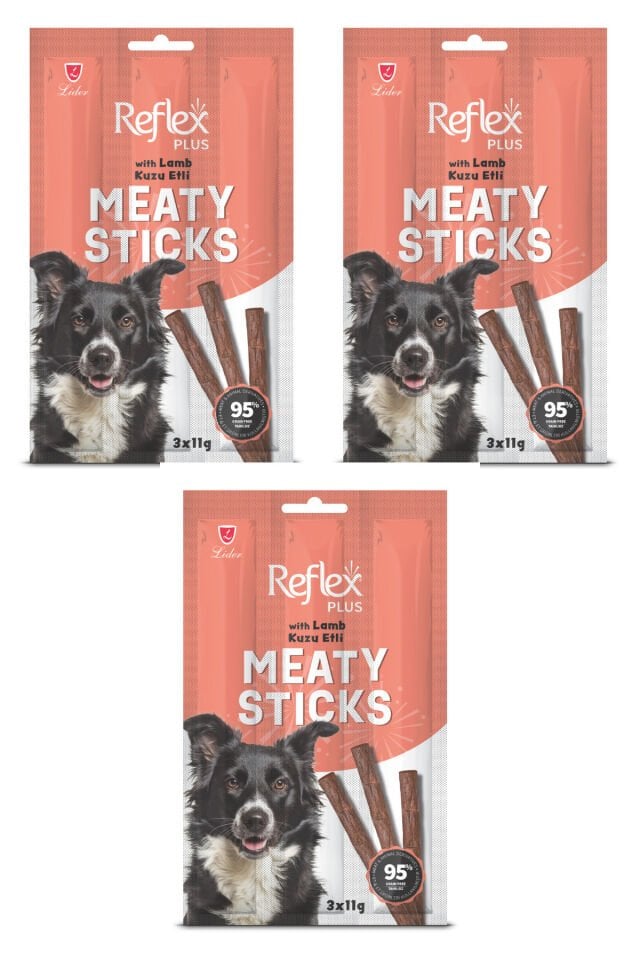 Stick  Kuzu Etli Köpek Ödül Maması 3 Paket