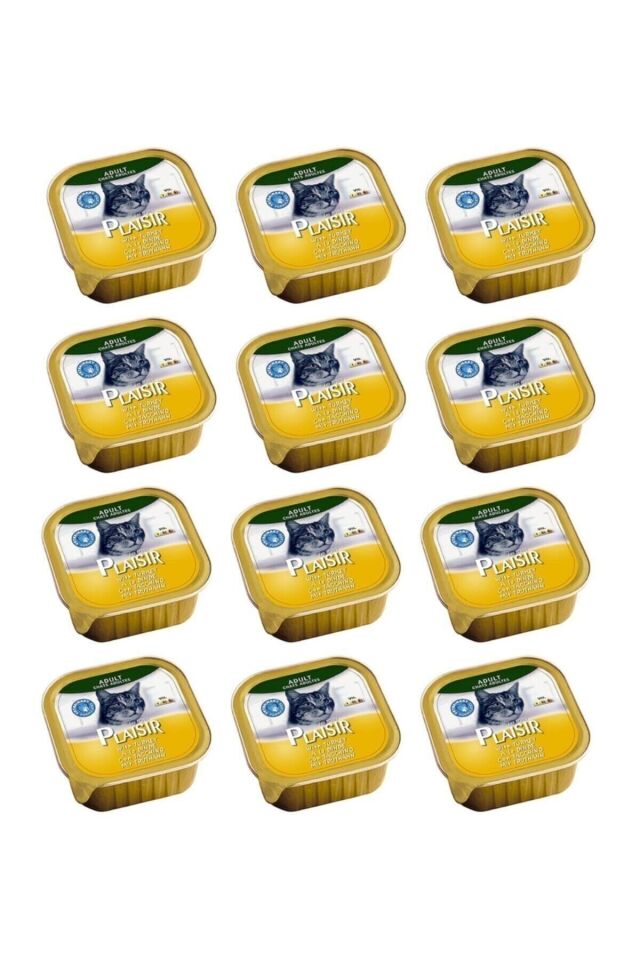 Hindi Etli Pate Yetişkin Kedi Yaş Maması X 12 Adet 100 g