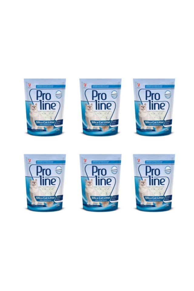 Proline Kristal Silika Kedi Kumu 3.8 Lt X6 Adet