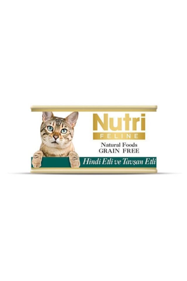 Nutri Hindili Ve Tavşan Etli Yetişkin Kedi Yaş Maması 70 gr