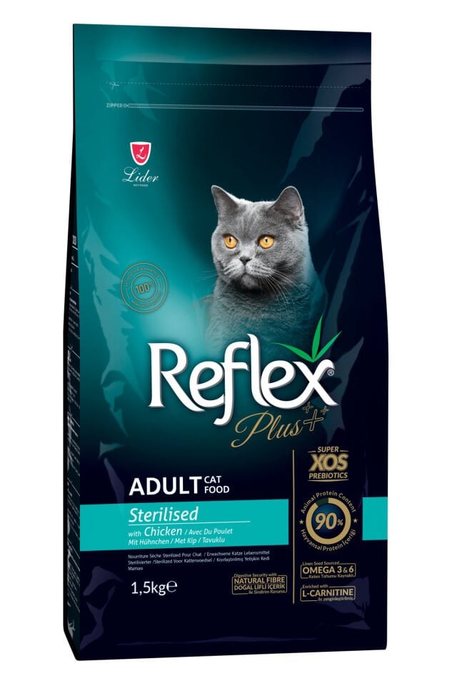 Plus Tavuklu Kısırlaştırılmış Kedi Maması 1.5 Kg