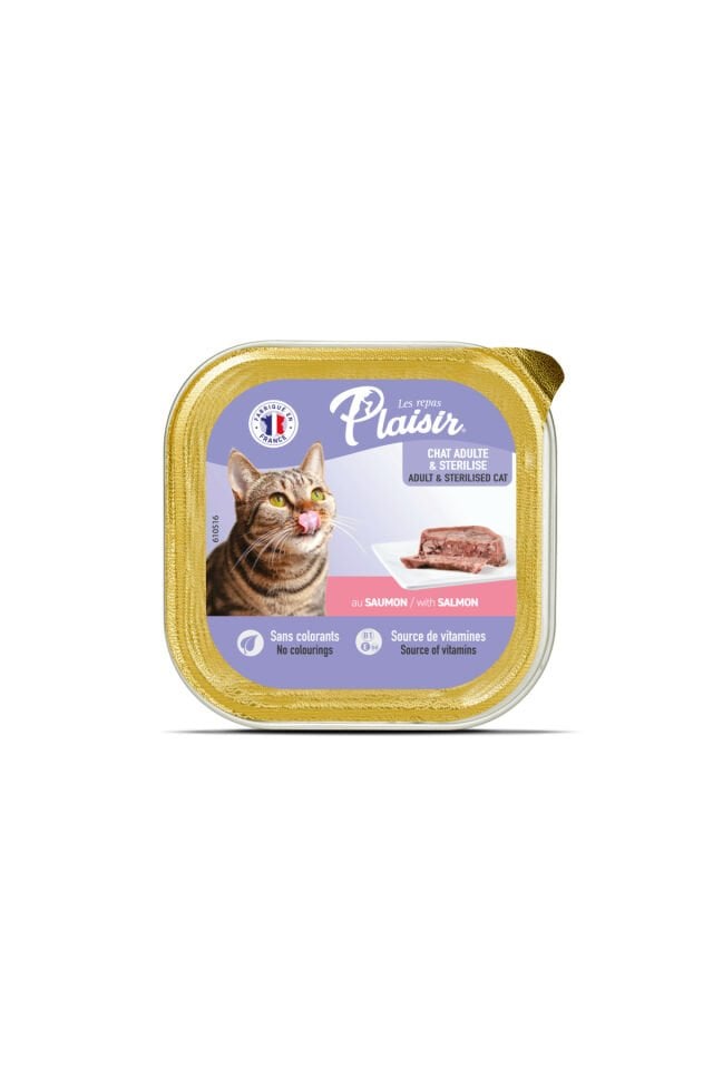 Plaisir Adult Somonlu Yetişkin Kedi Maması 100 Gr