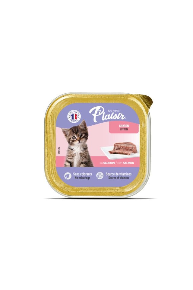Plaisir Kitten Tavuklu Ezme (Pate) Yavru Kedi Konservesi 100 Gr