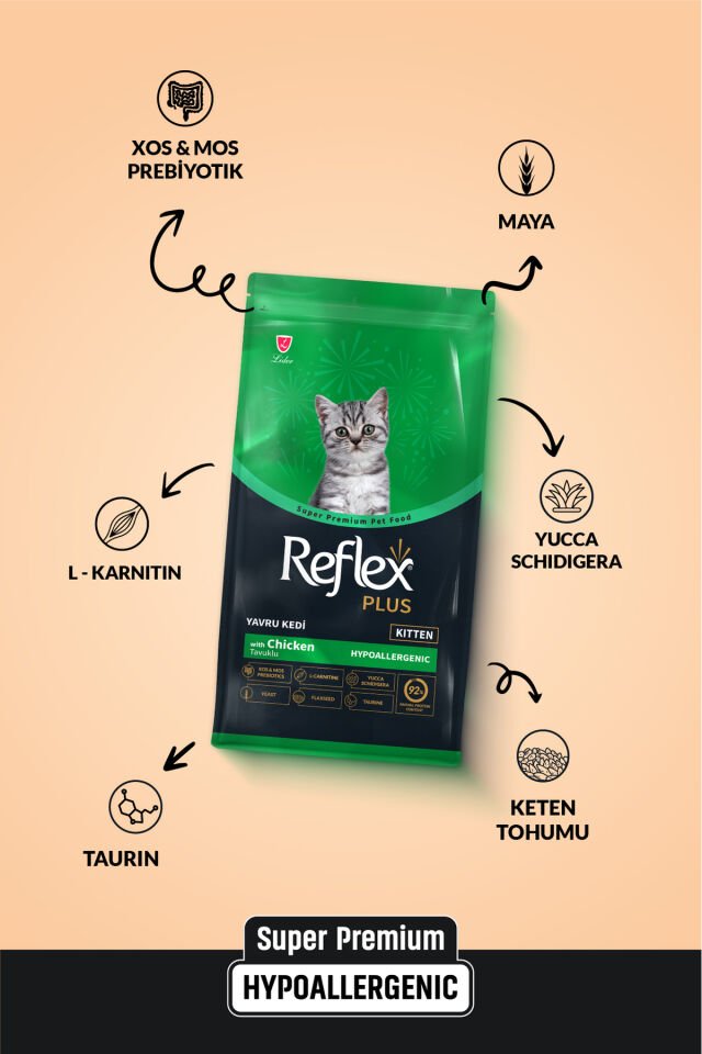 Plus Hipoalerjenik Tavuklu Yavru Kedi Maması 1,5 kg