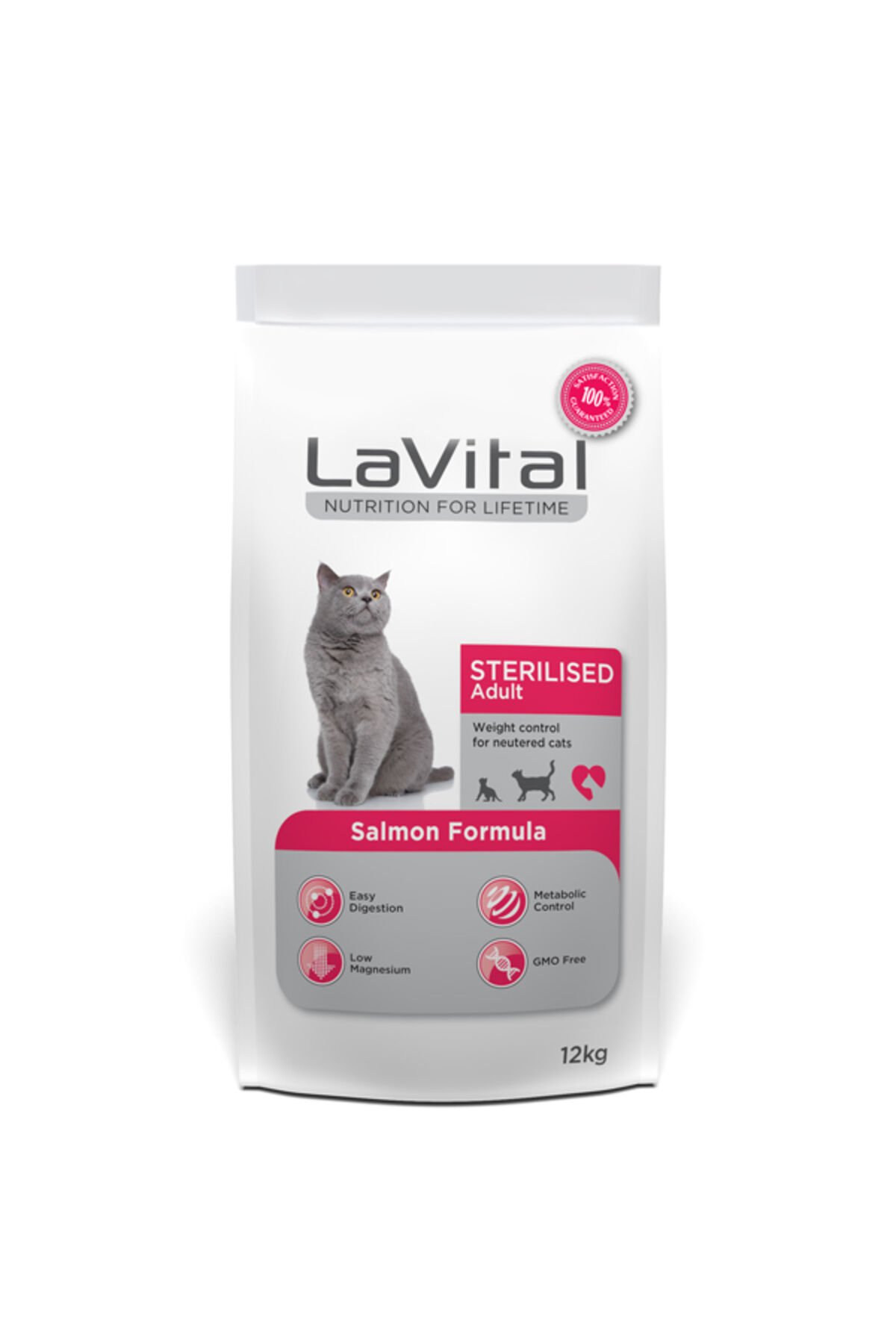 Lavital Sterılısed Somonlu Kedi Maması - 12 Kg.