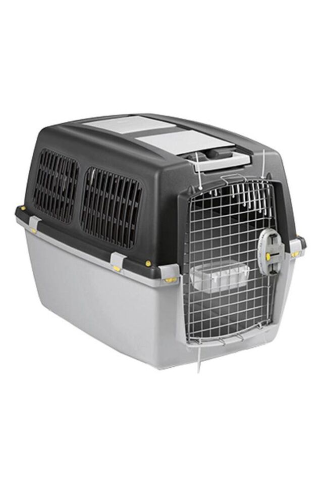 Gulliver 6 Metal Kapılı Taşıma Çantası Siyah-gri 92x64x66cm