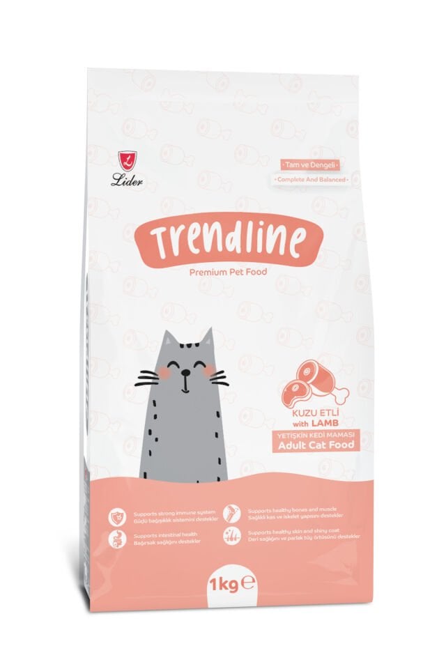 Kuzu Etli ve Pirinçli Yetişkin Kedi Maması 1kg