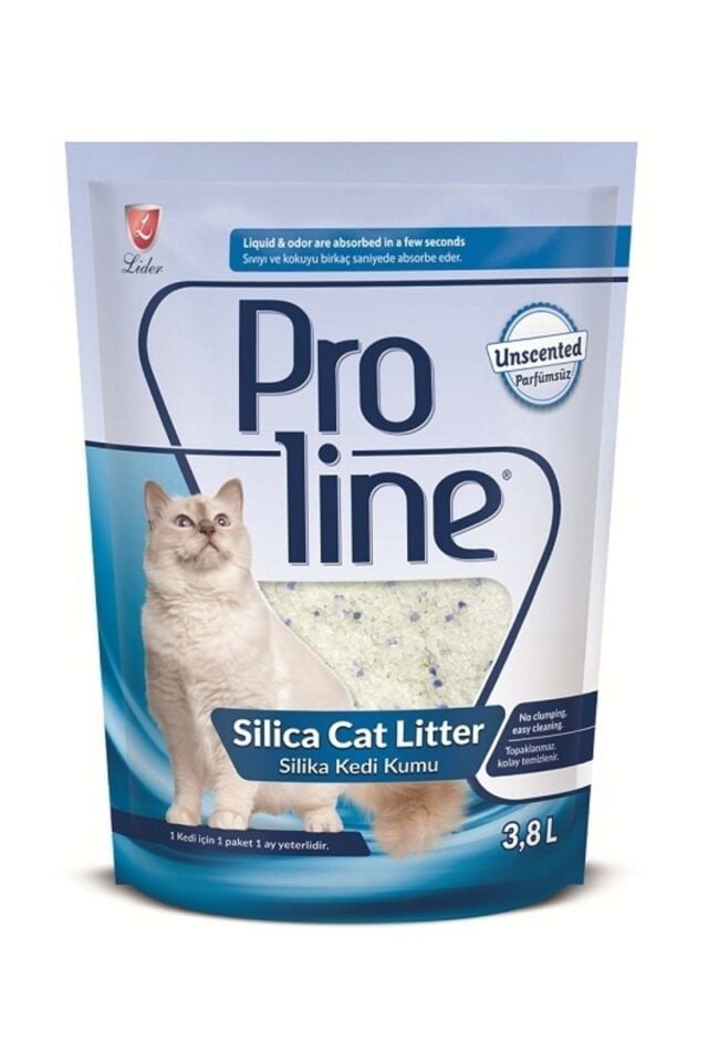 Proline Silika Kedi Kumu Parfümlü-3,8lt