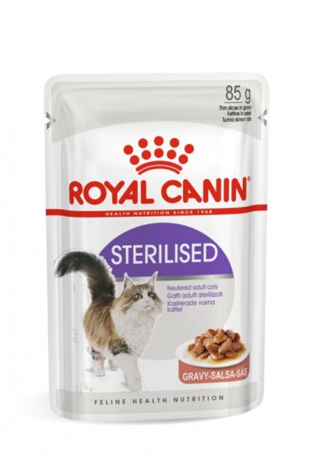 Sterilised Gravy Yaş Kedi Maması 85 gr