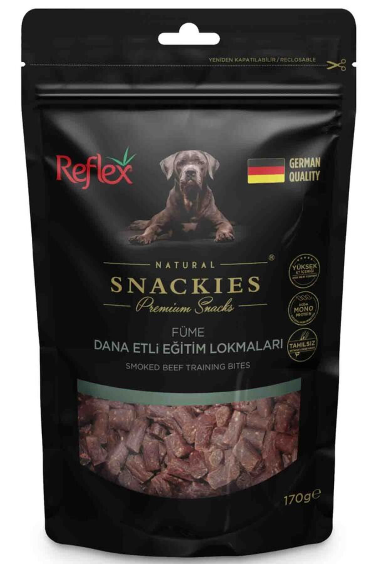 Snackies Füme Dana Etli Eğitim Lokmaları Köpek Ödül Maması 170gr