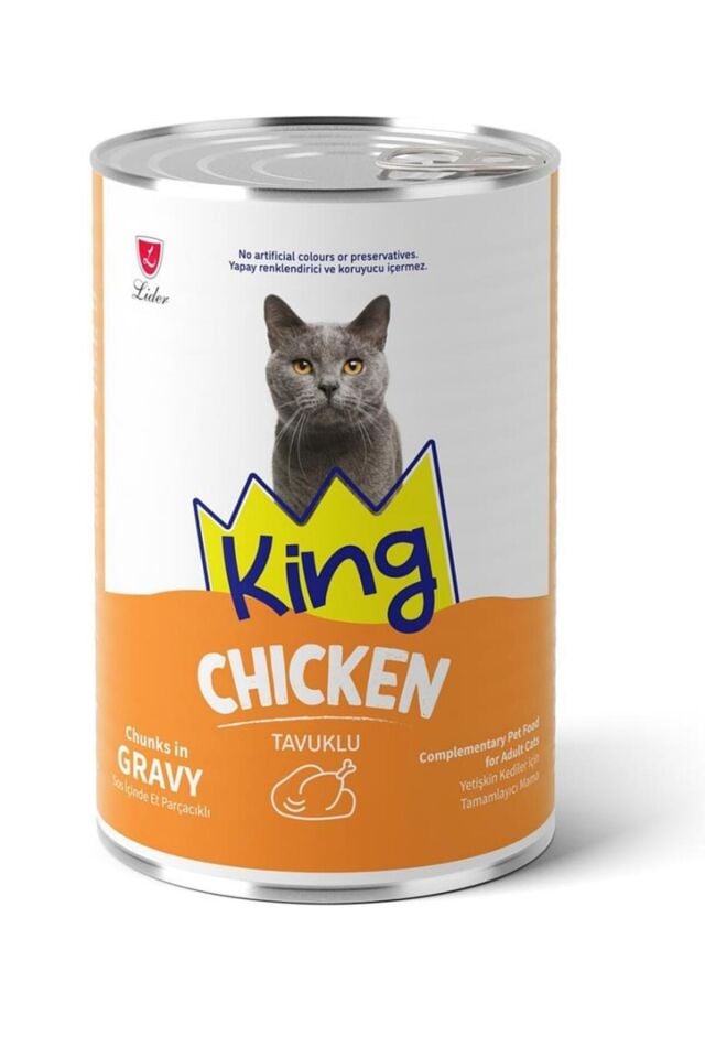 Sos İçerisinde Et Parçacıklı Tavuklu Kedi Konservesi 400 Gr