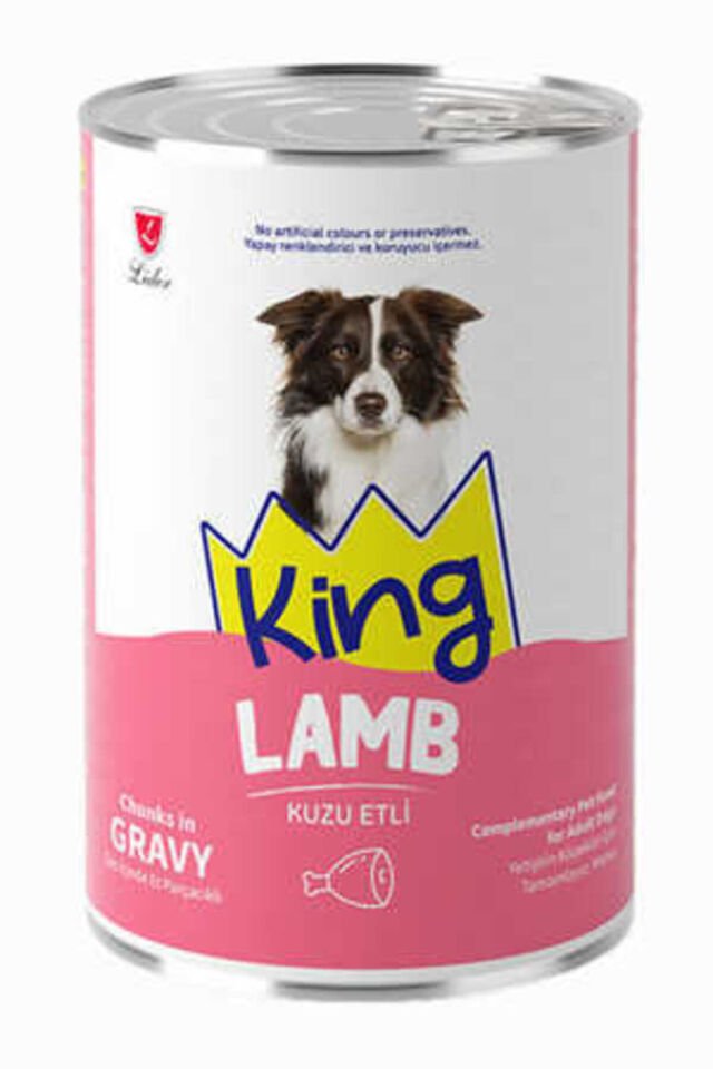 Sos İçerisinde Et Parçacıklı Kuzu Etli Köpek Konservesi 400 gr