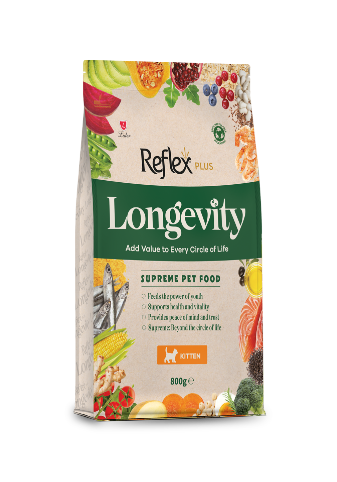 Reflex Plus Longevity Yavru Kedi Maması 800 g