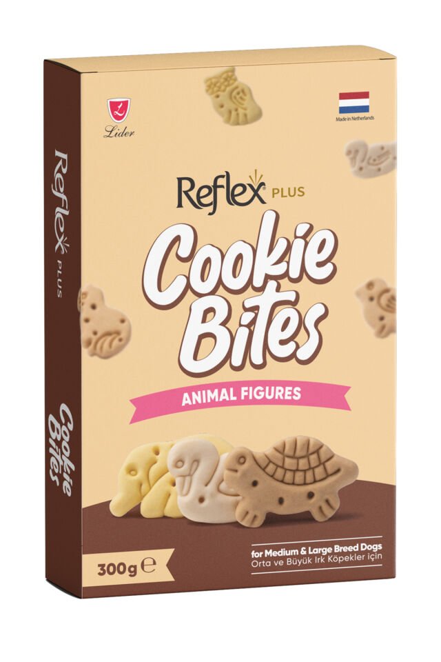 Cookie Bites Animal Figures 3X300gr Köpek Ödül Maması 3lü Paket
