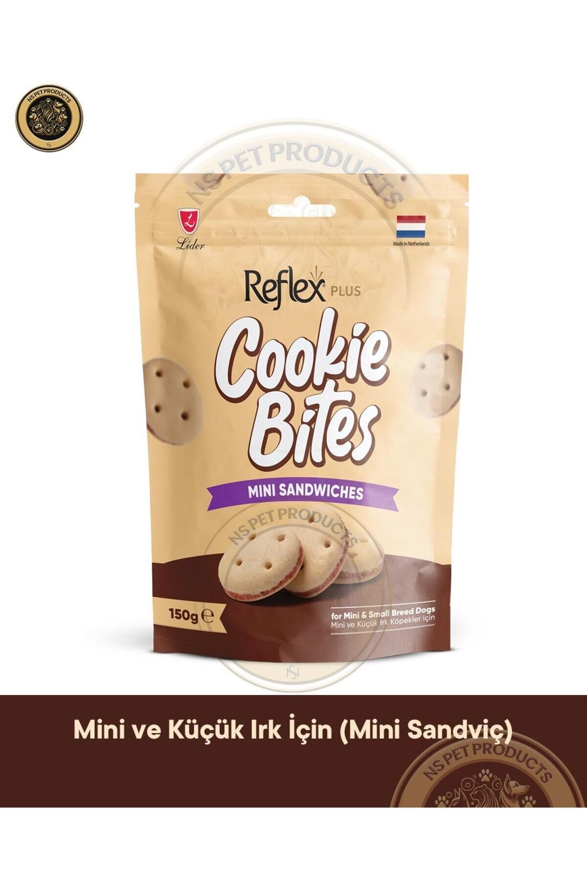 Cookie Bites Mini Sandwiches 150gr Köpek Ödül Maması