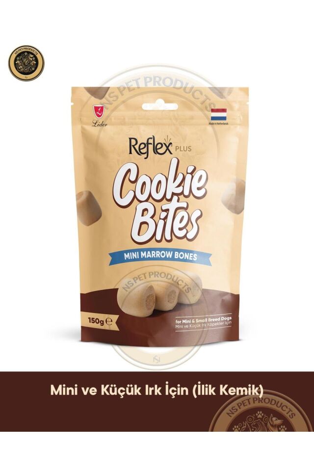 Cookie Bites Mini Marrow Bones 3X150gr Köpek Ödül Maması 3lü Paket