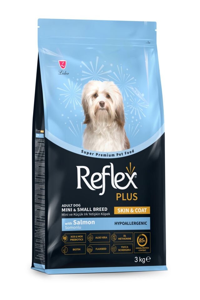 Plus Hipoalerjenik Mini ve Küçük Irklar için Somonlu Yetişkin Köpek Maması 3 kg