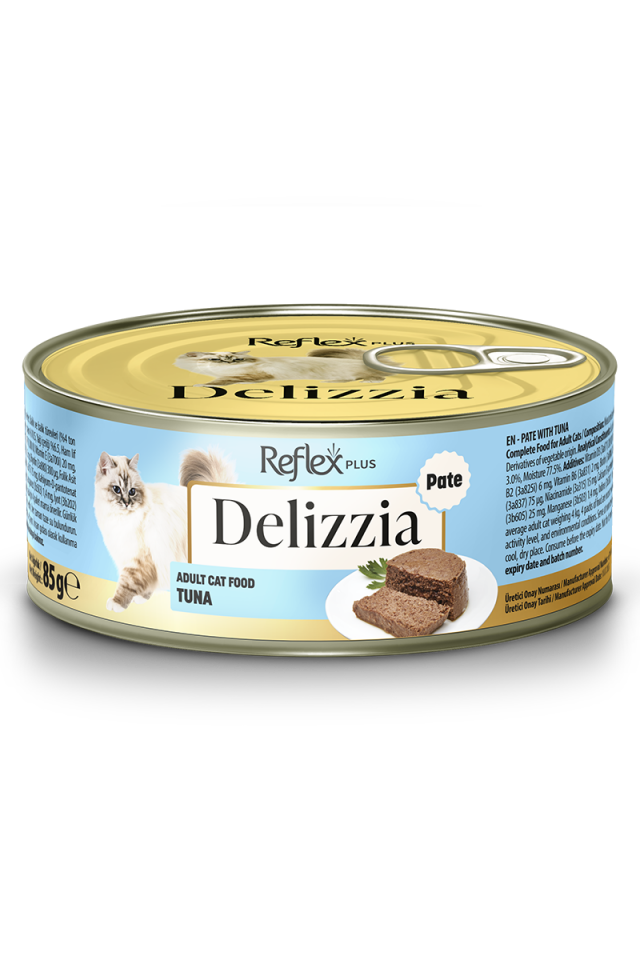 Reflex Plus Delizzia Kıyılmış Ton Balıklı Yetişkin Kedi Maması 85 g