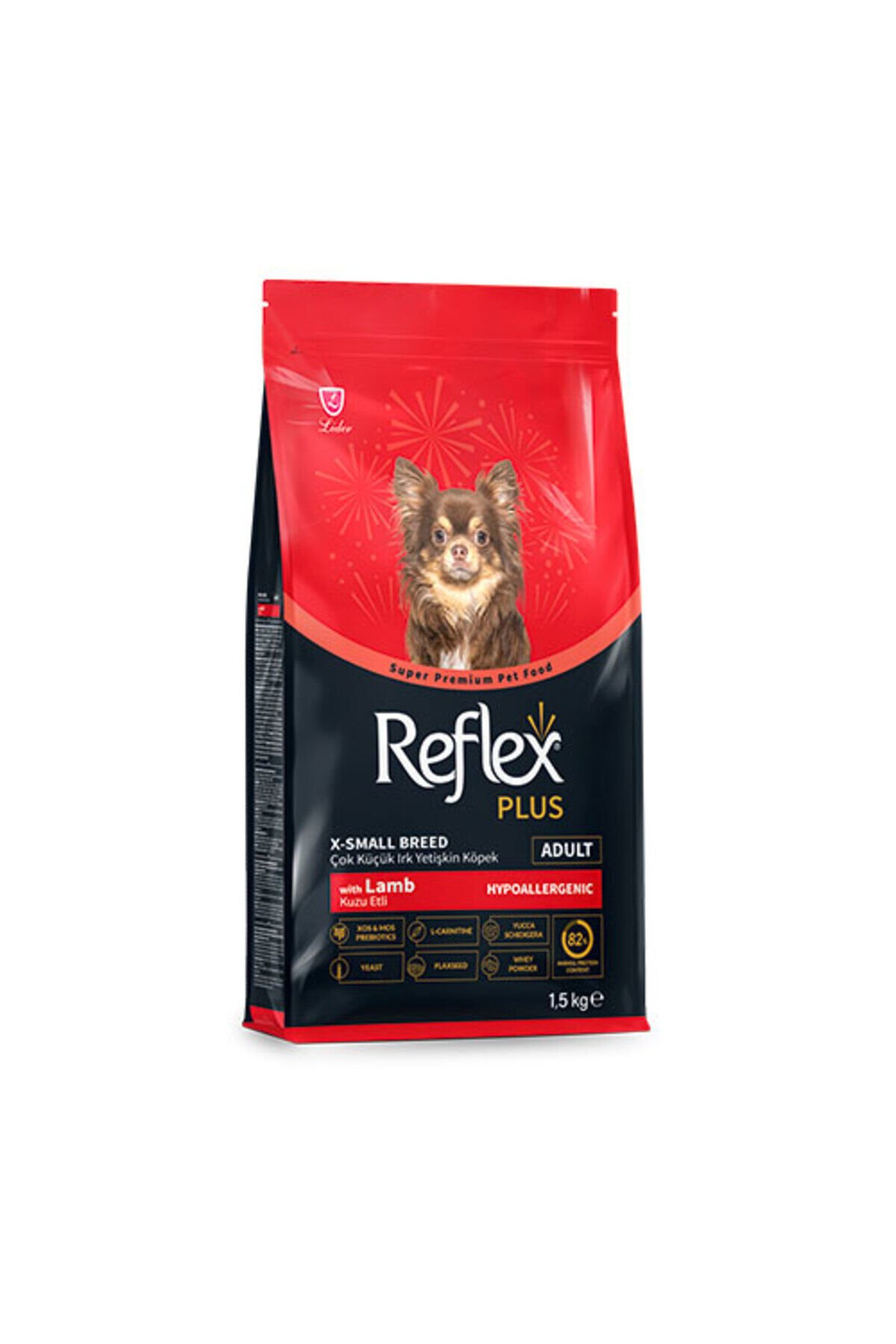 Plus X-Small Breed Kuzulu ve Pirinçli Küçük Irk Yetişkin Köpek Maması 1,5 Kg