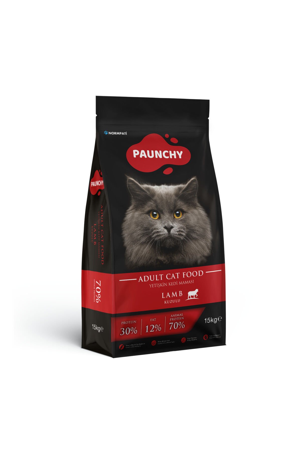 Kuzulu Yetişkin Kedi Maması 15 Kg