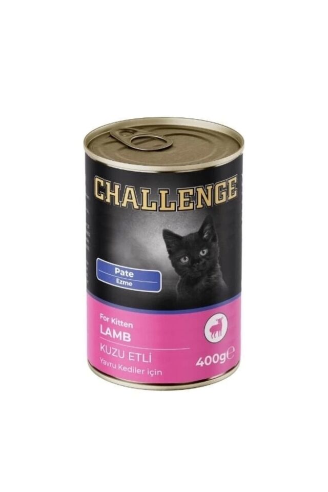 Pate Kuzu Etli Yavru Konserve Kedi Maması 400 Gr