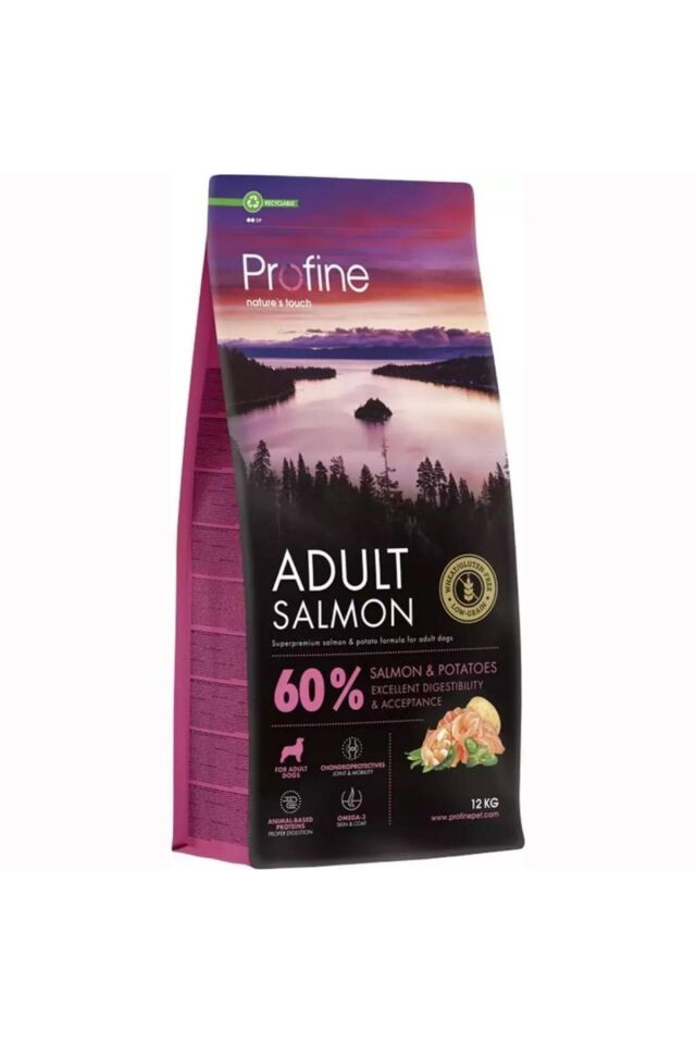 Yetişkin Köpekler İçin Doğal Somon ve Patates Formül 12kg
